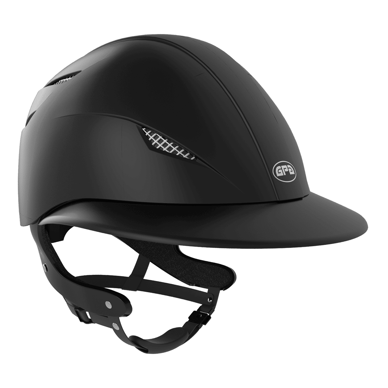 GPA EASY FIRST LADY BLACK MATT RIDING HELMET